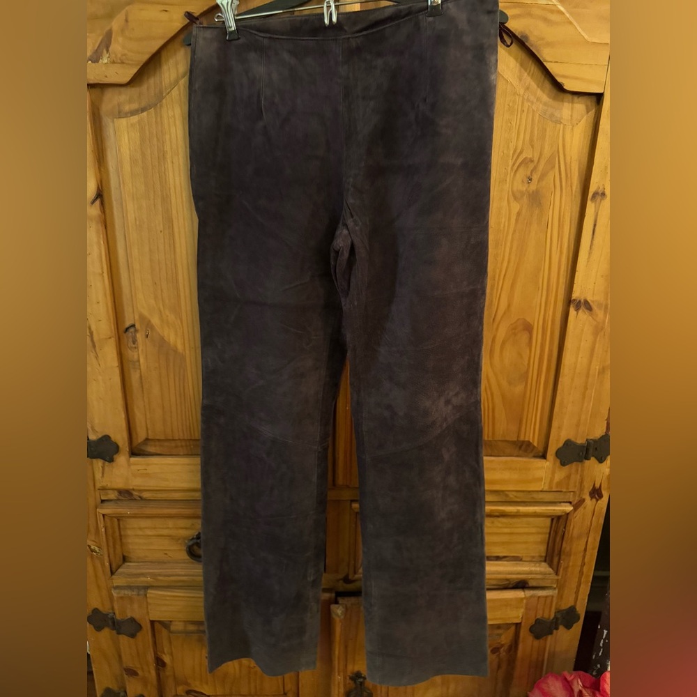 Suede Purple Pants by Siena Studio